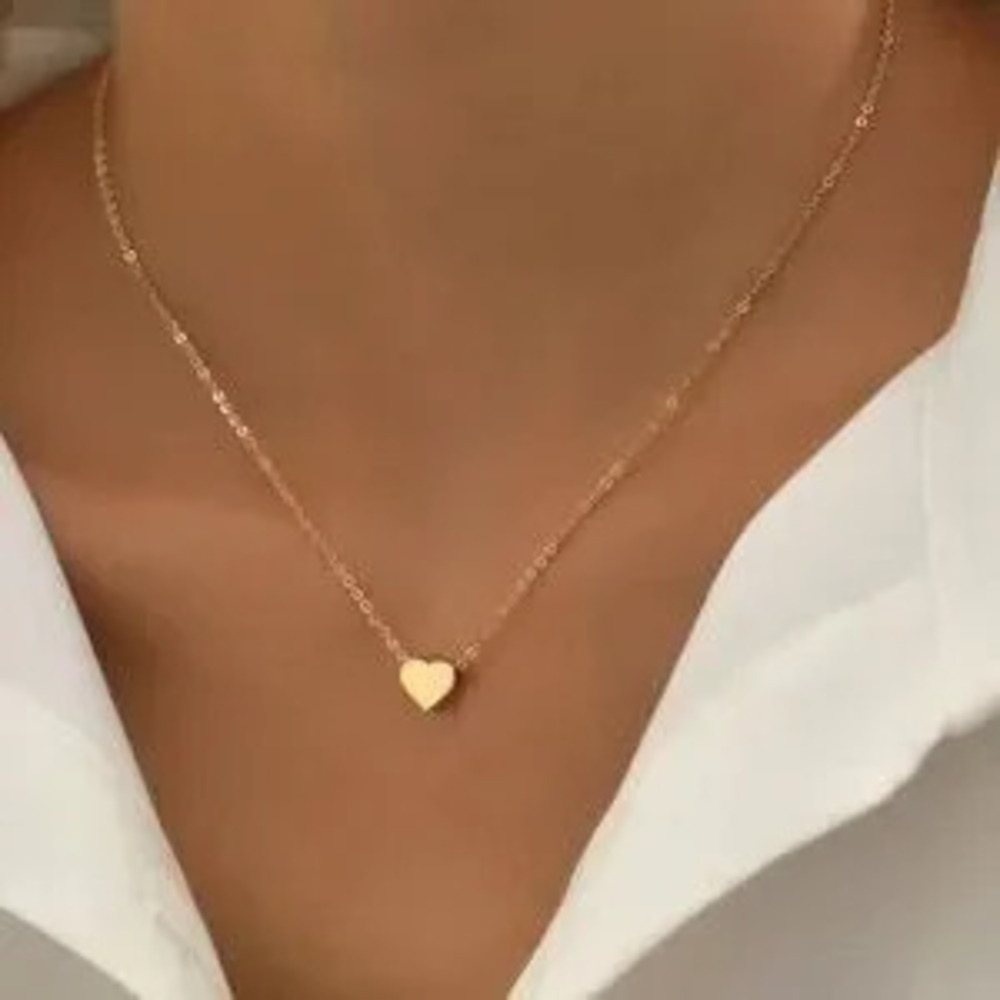 925 Sterling Silver Tiny Heart Necklace